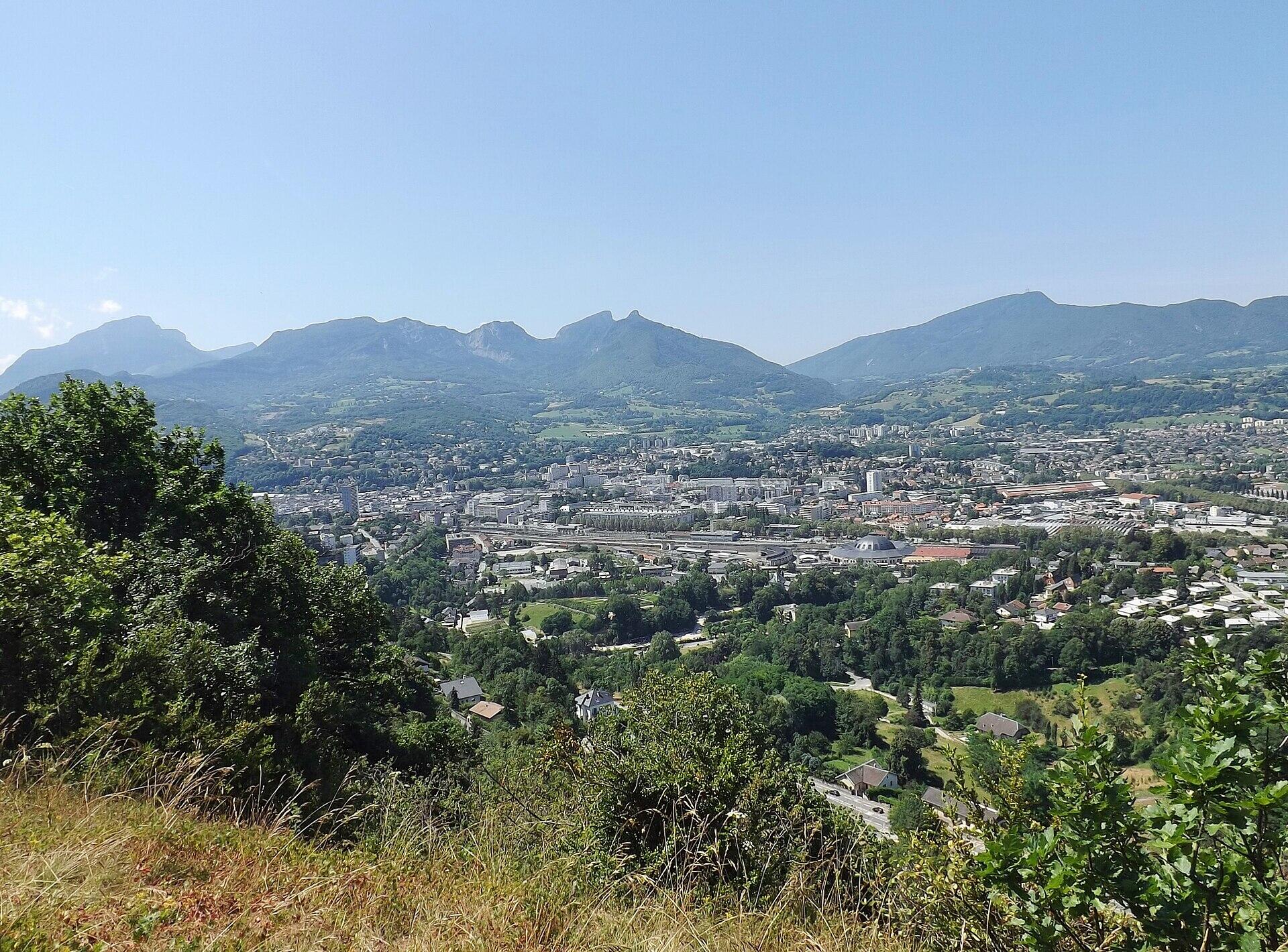 Vista di Chambéry, una delle tappe tour de france 2026.