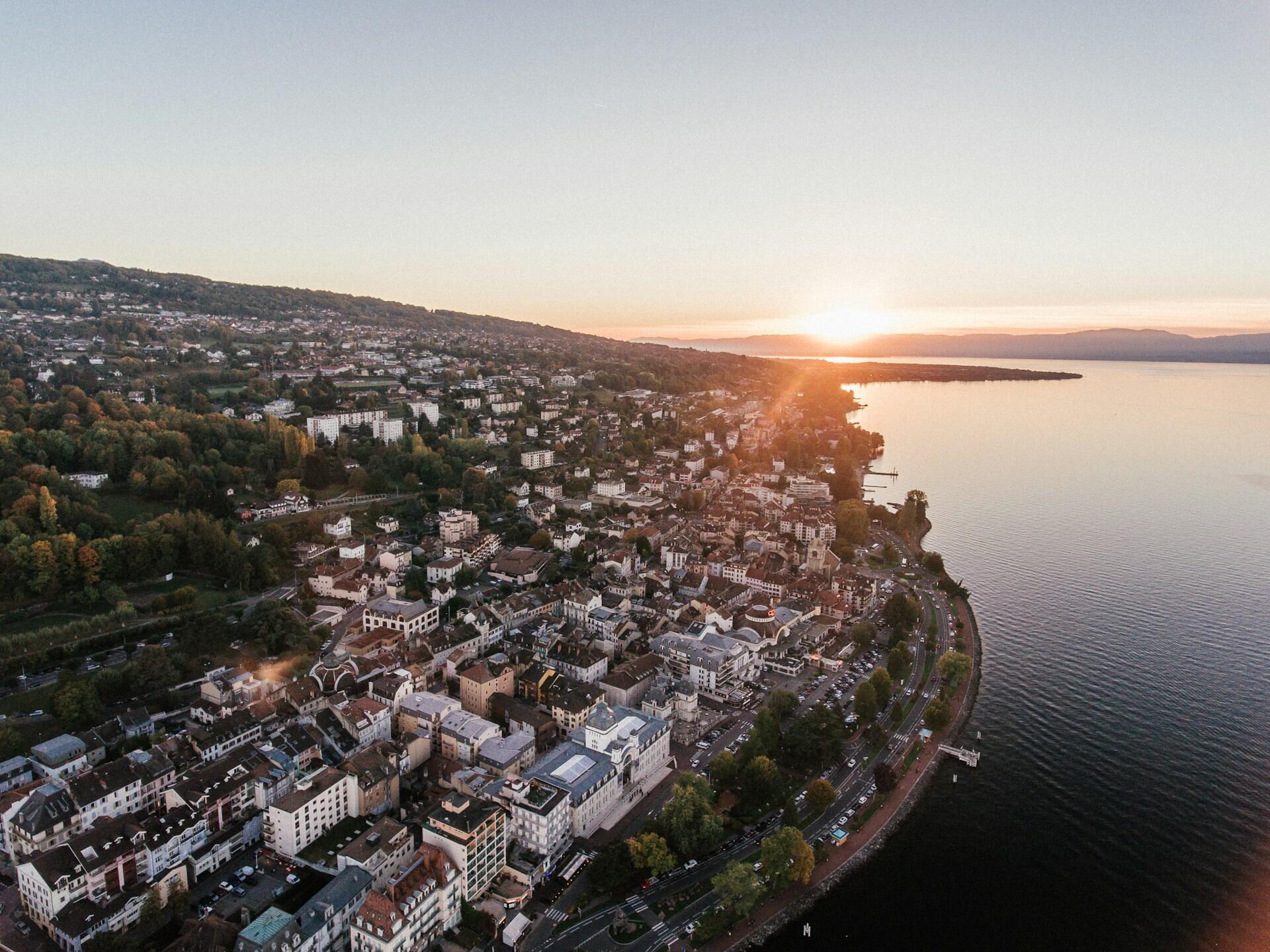 Évian-les-Bains, , una delle tappe tour de france 2026.