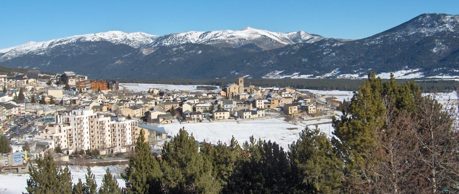 Vista di Les Angles, una delle tappe tour de france 2026.