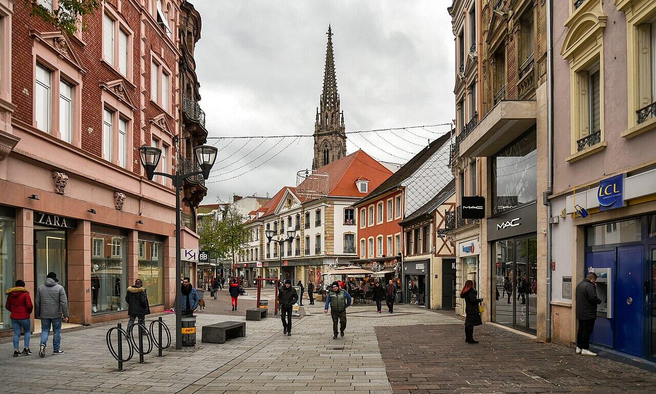 Vista di Mulhouse, una delle tappe tour de france 2026.