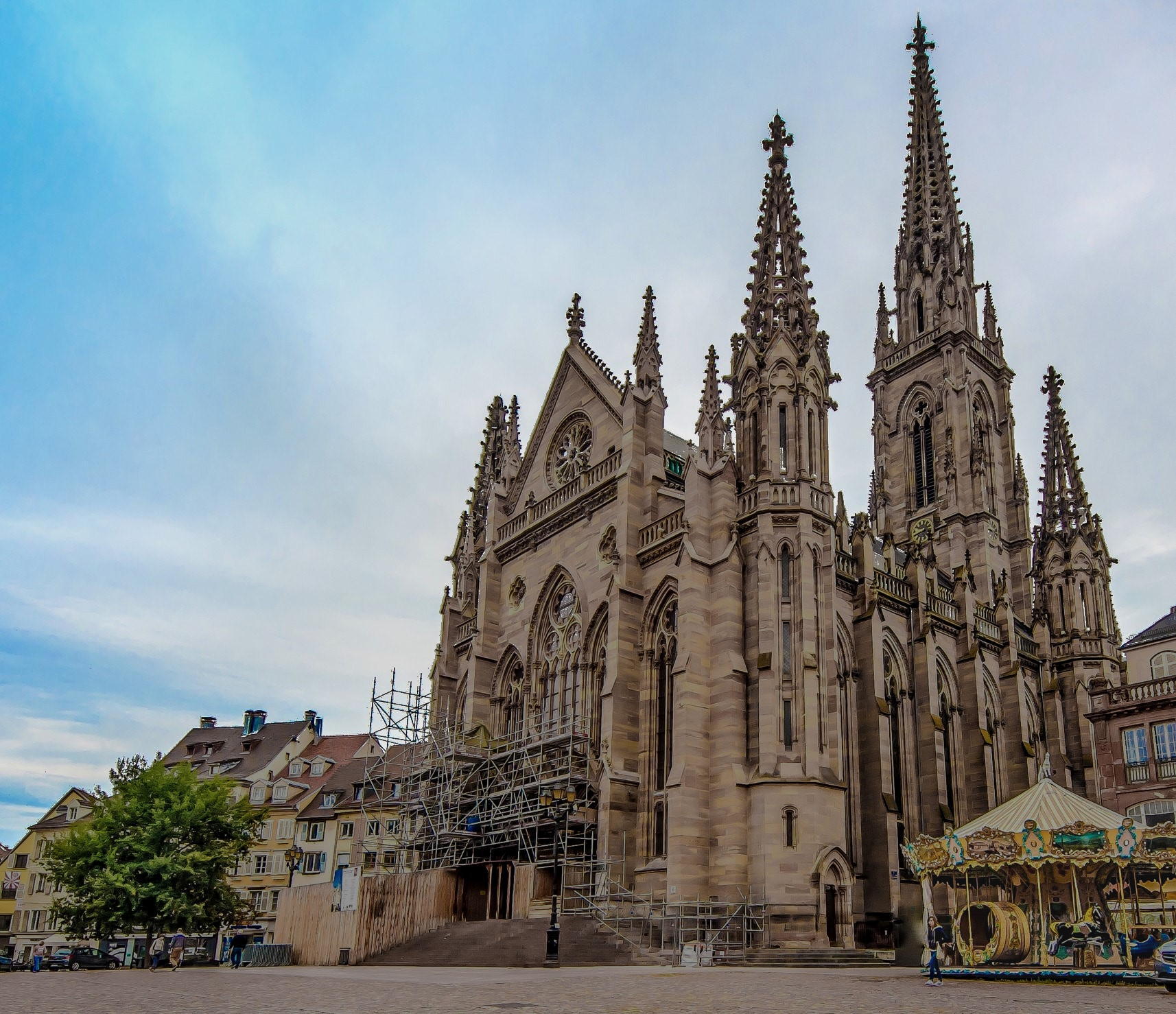 Cattedrale di Mulhouse, una delle tappe tour de france 2026.