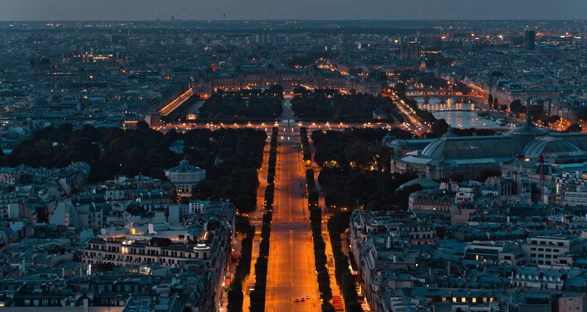 Vista di Parigi, una delle tappe tour de france 2026.