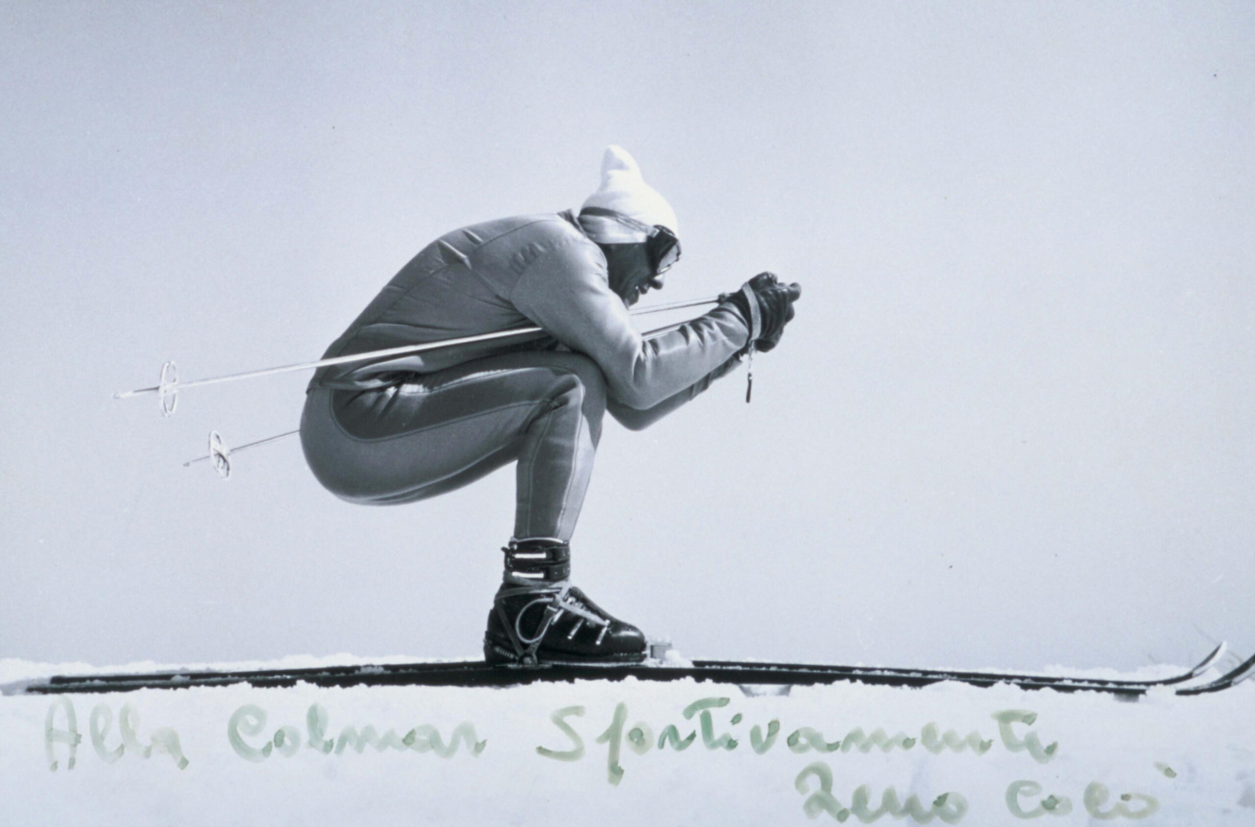 Lo sciatore Zeno Colò. Credits: Credits: Aldo Martinuzzi. 