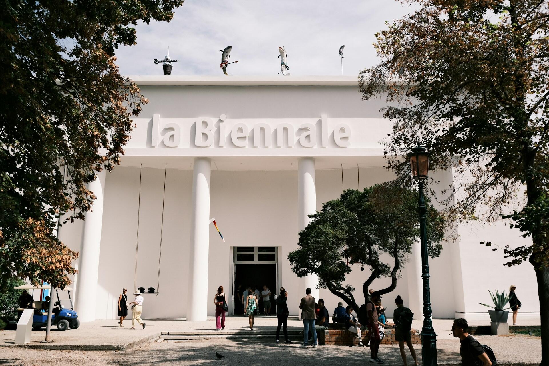 L'ingresso della Biennale di Venezia. 