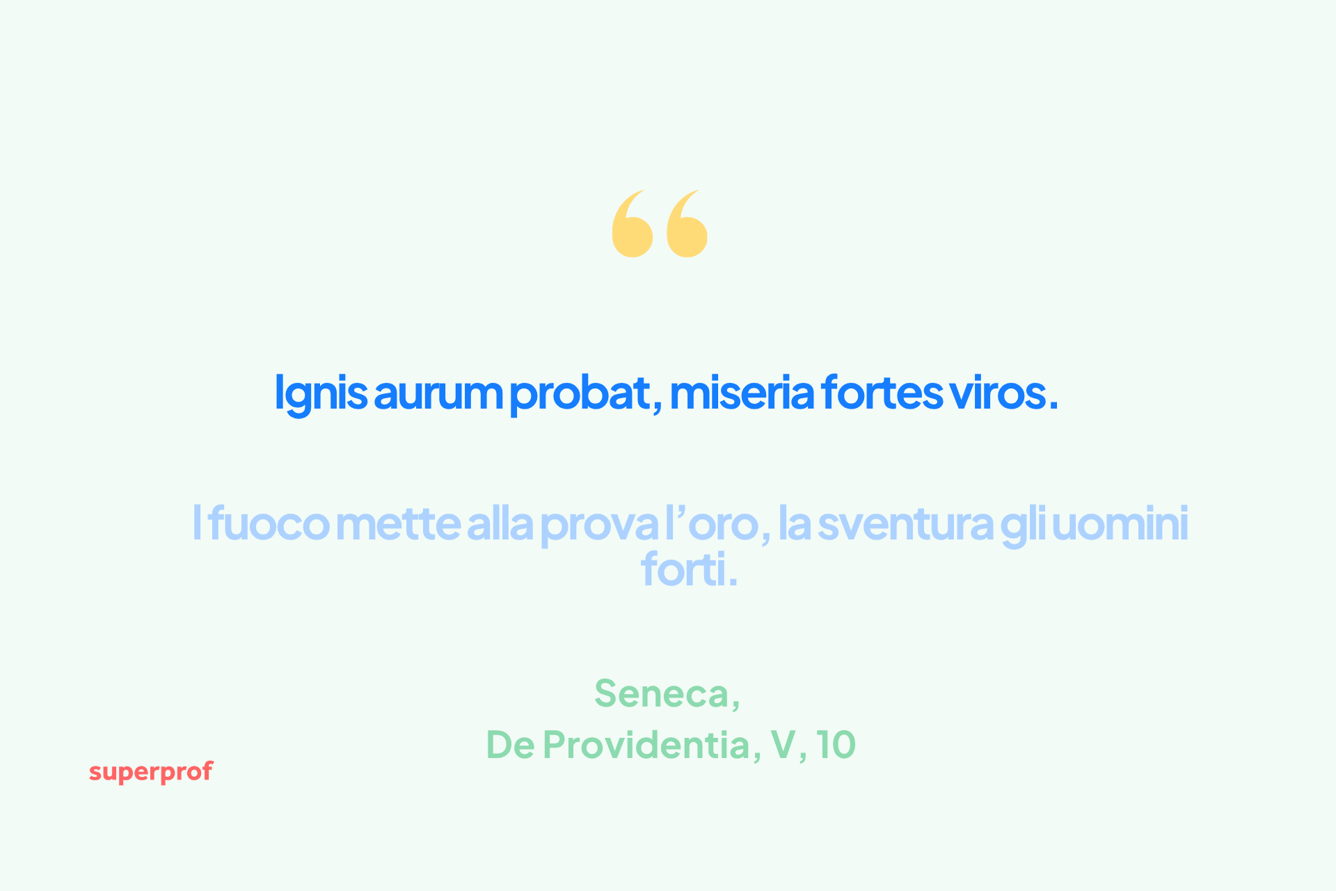 Frase di Seneca sulla resilienza e sulla forza d’animo in latino e italiano.