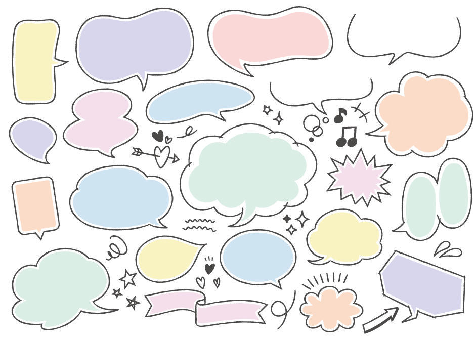 漫画の吹き出し