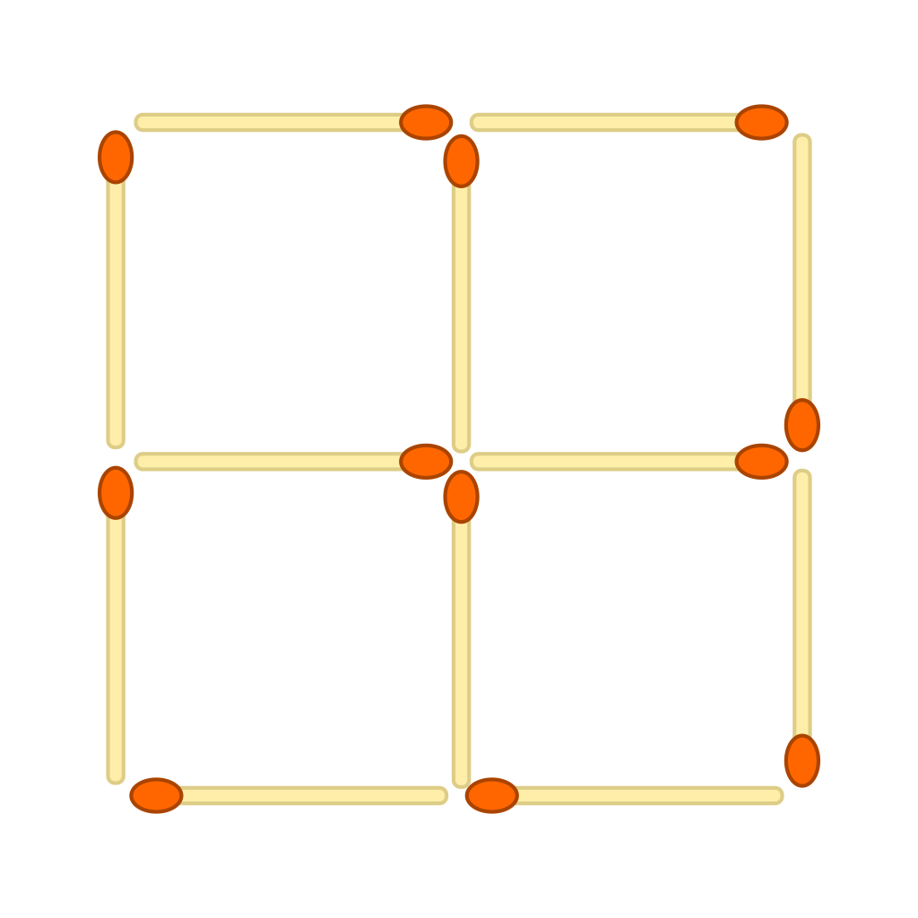 degtukų galvosūkis