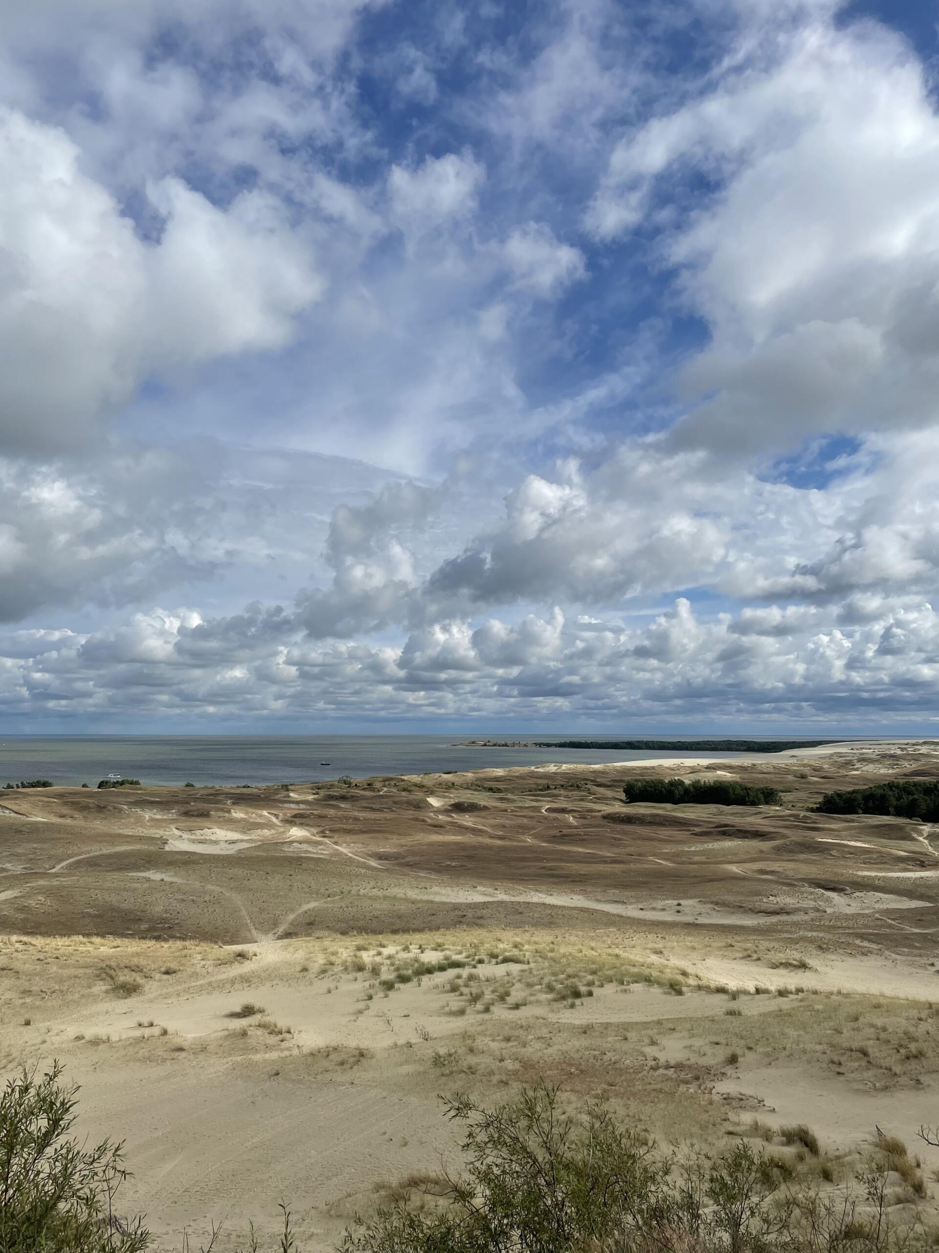 Parnidžio kopos peizažas