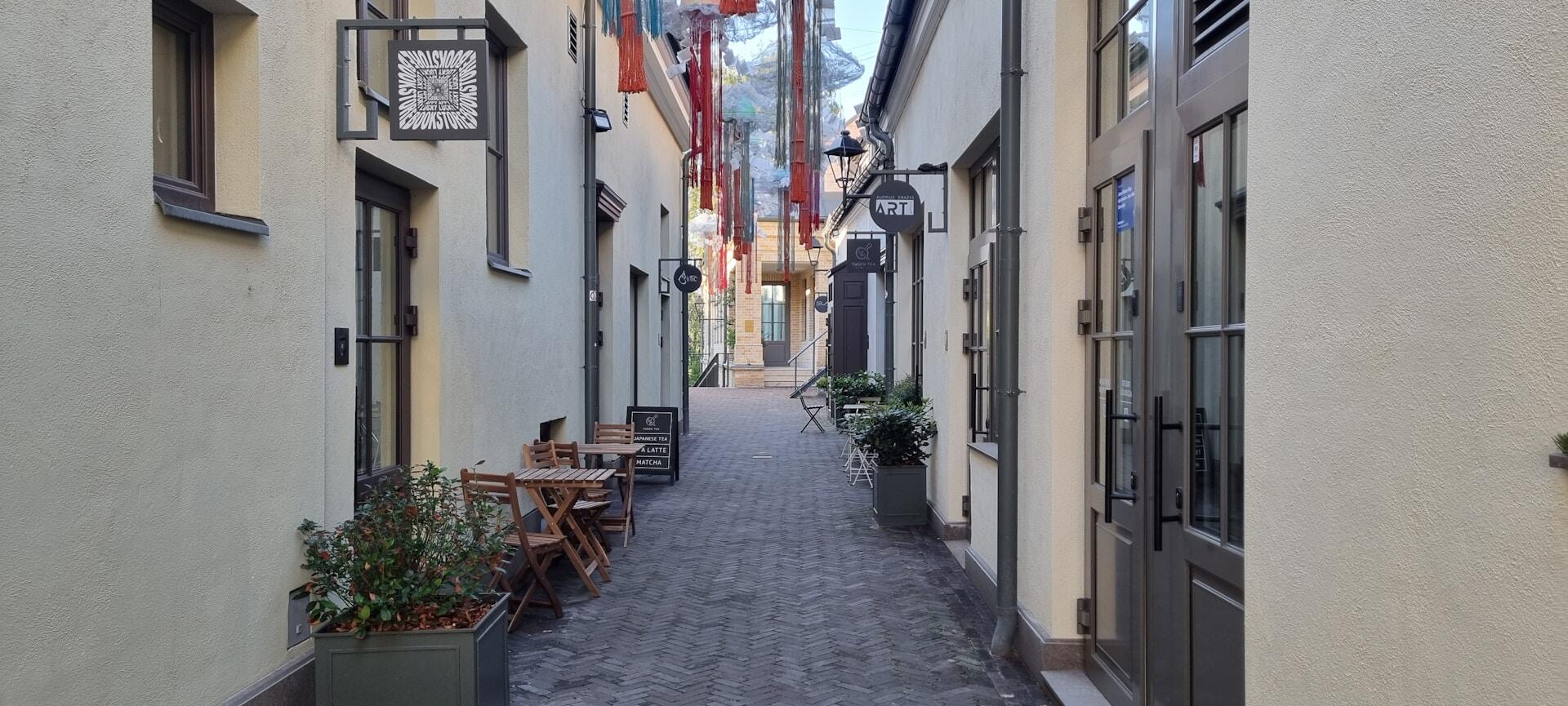 Meninkų gatvelė Užupyje.