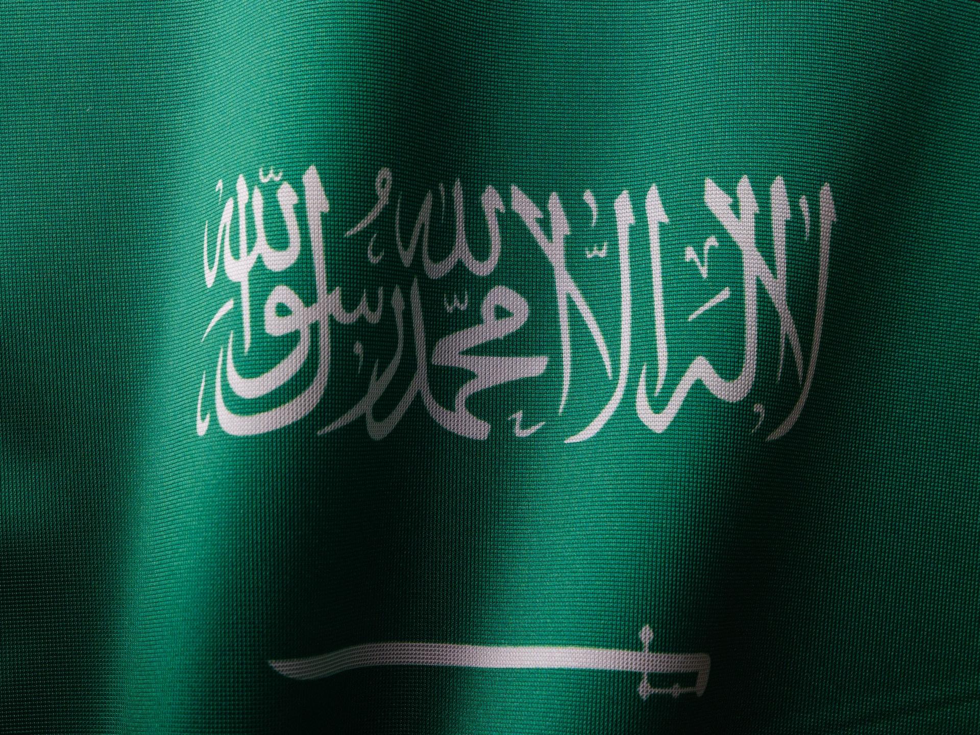 drapeau de l'Arabie Saoudite vert