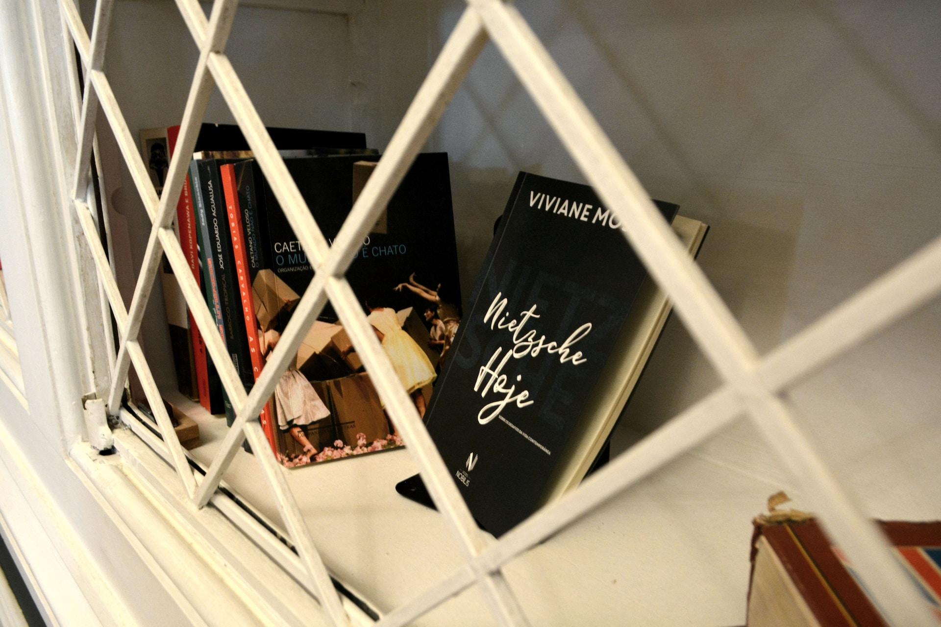 livre de Nietzsche dans une étagère