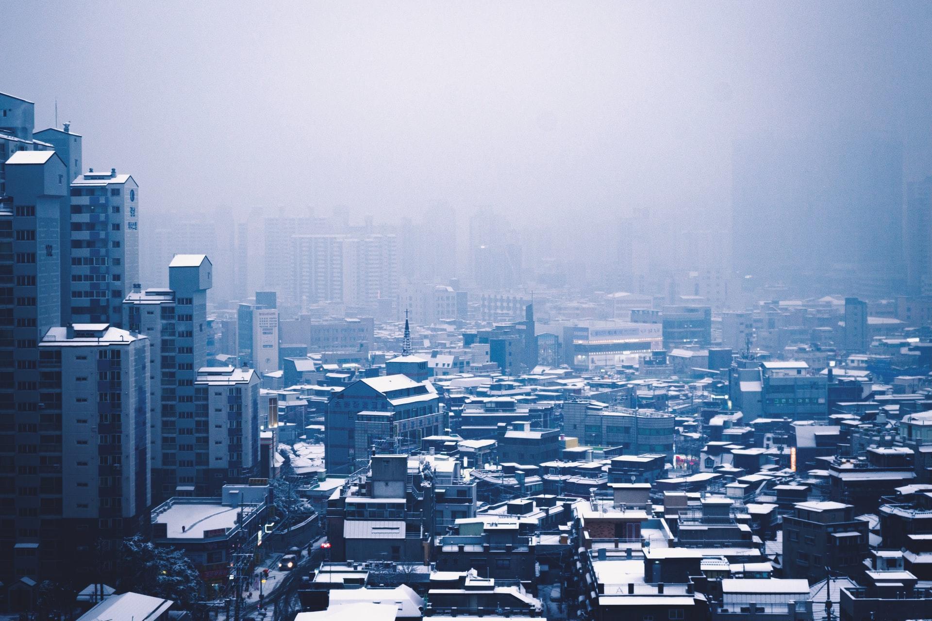 vue d'une ville en corée