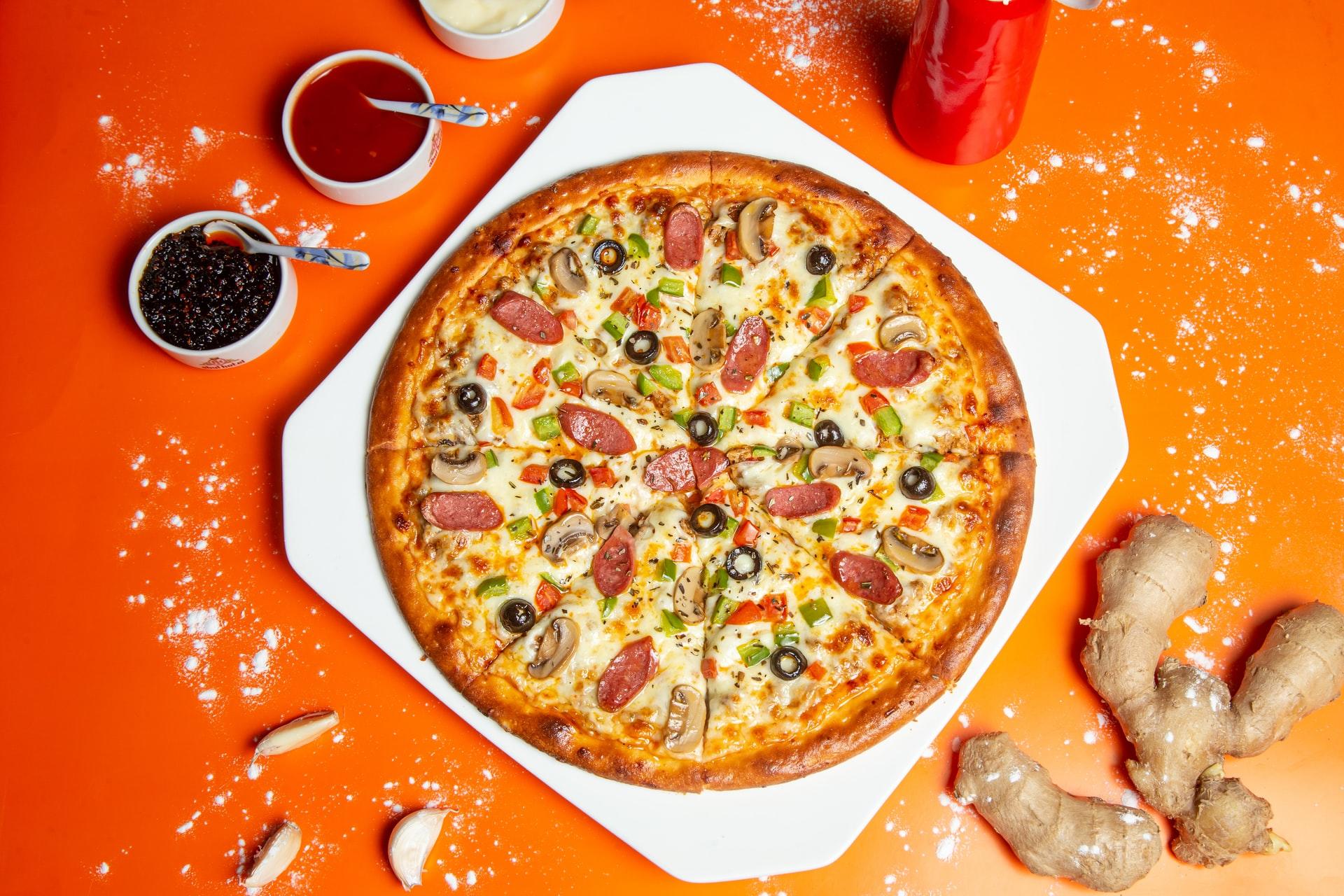 parts de pizza