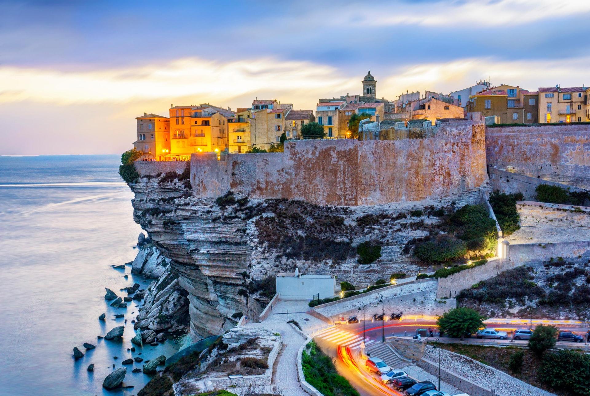 paysages en mer de la Corse