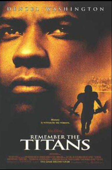 Filmas “Remember the Titans” plakāts.