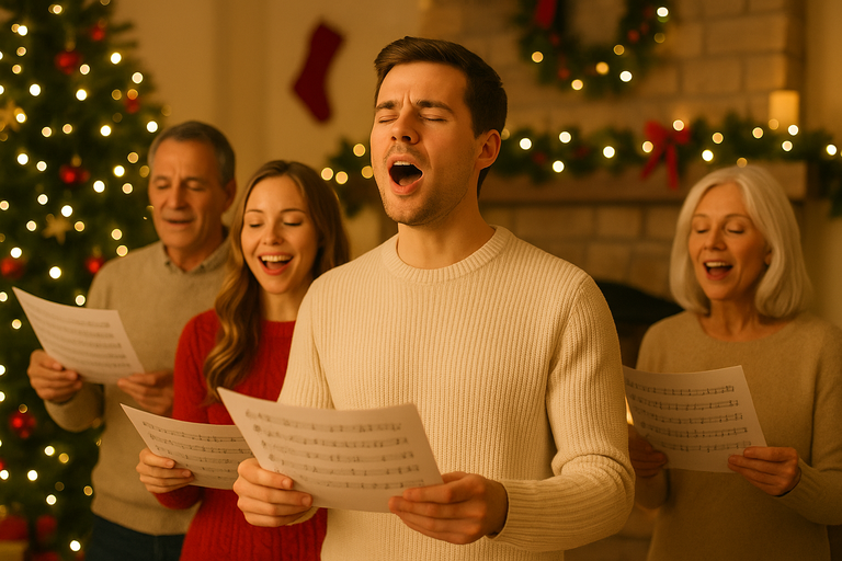 Ziemassvētku dziesmas ģimenē