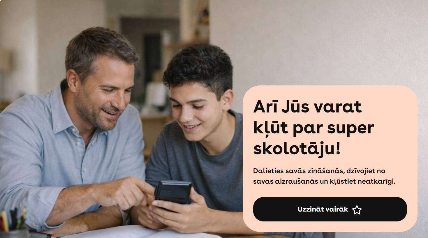 Superprof aicina dalīties savās zināšanās un sākt pasniegt, veidojot savu neatkarīgu darbību.
