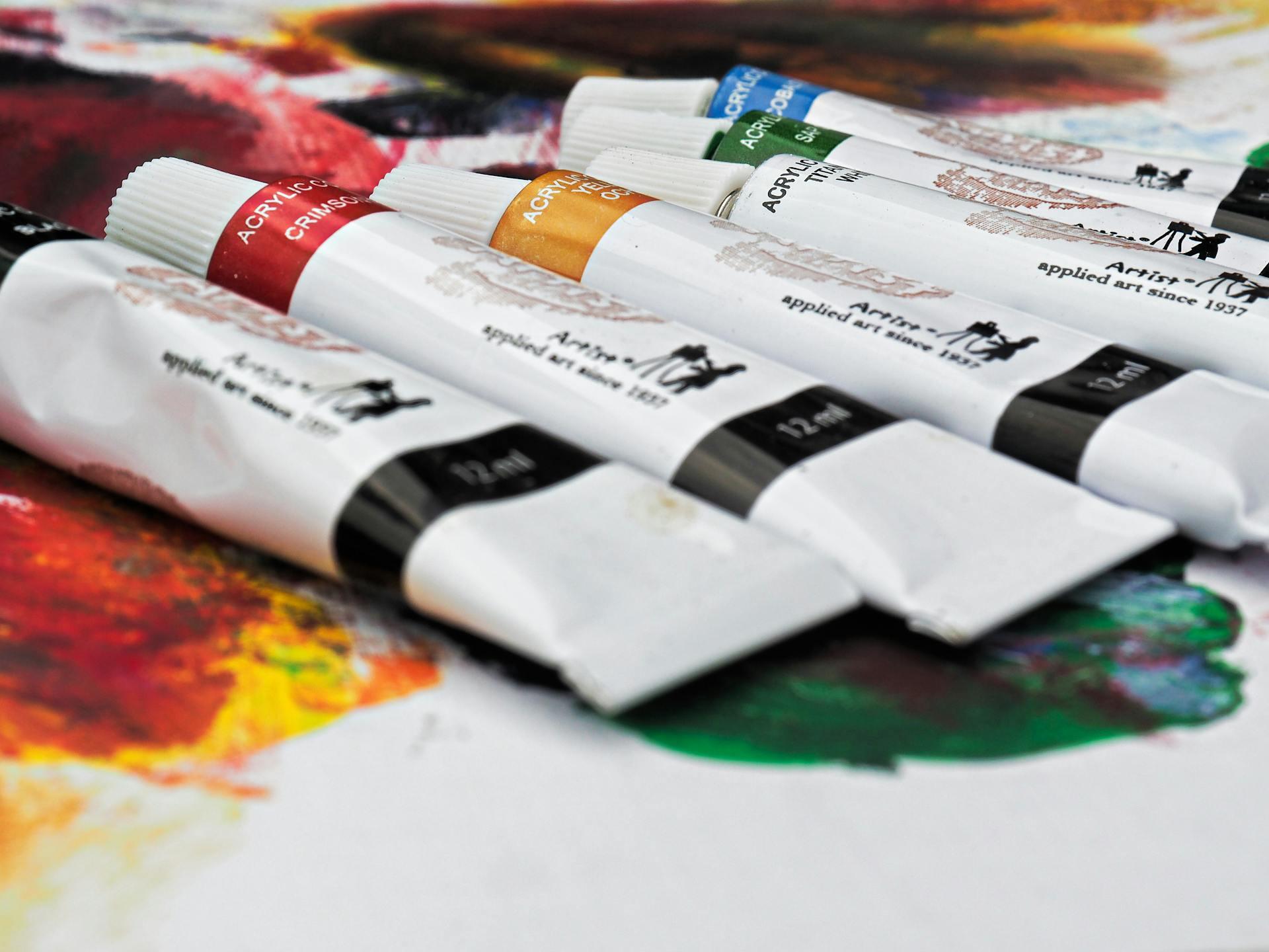 técnica de pintura acrílica