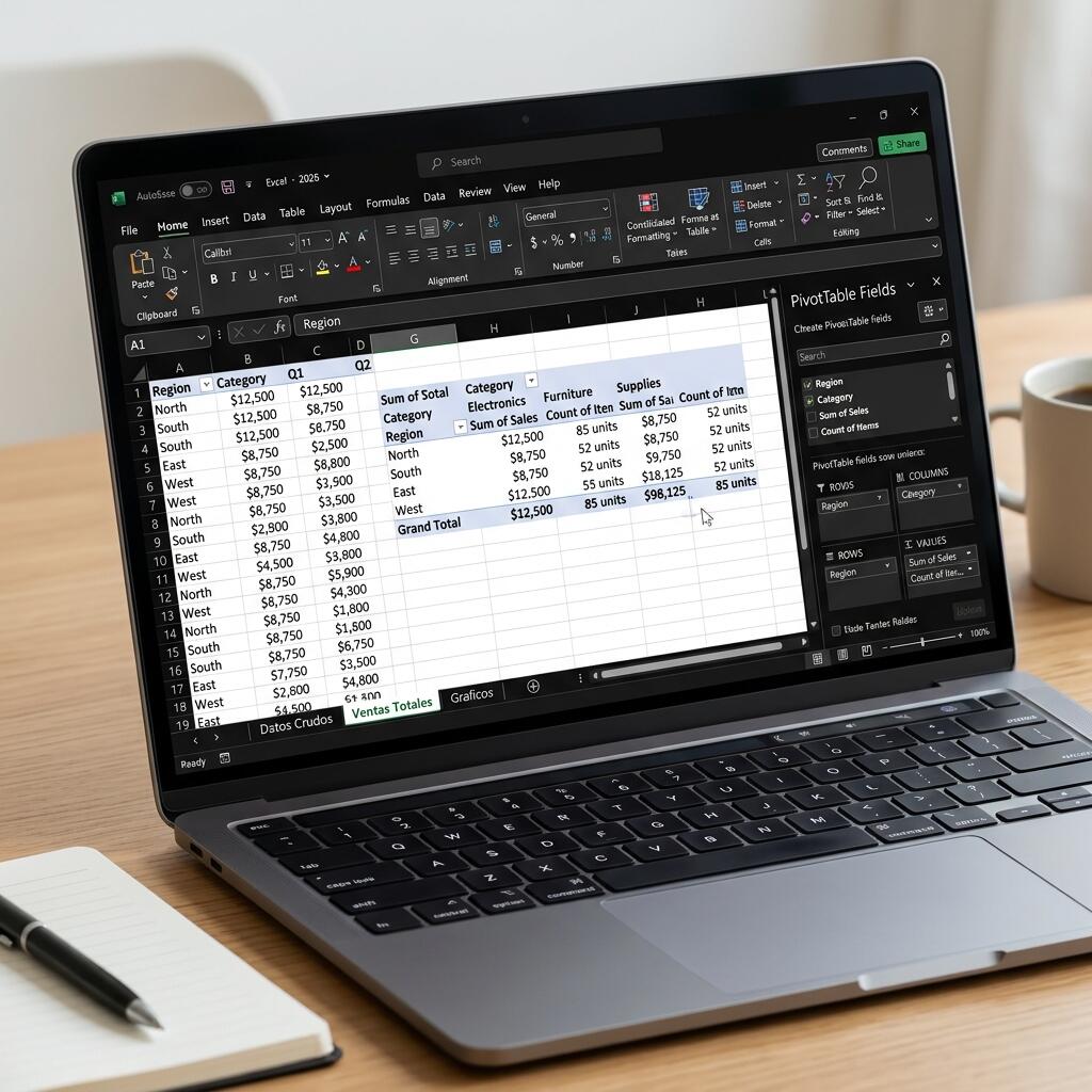 cómo hacer una tabla dinámica en Excel