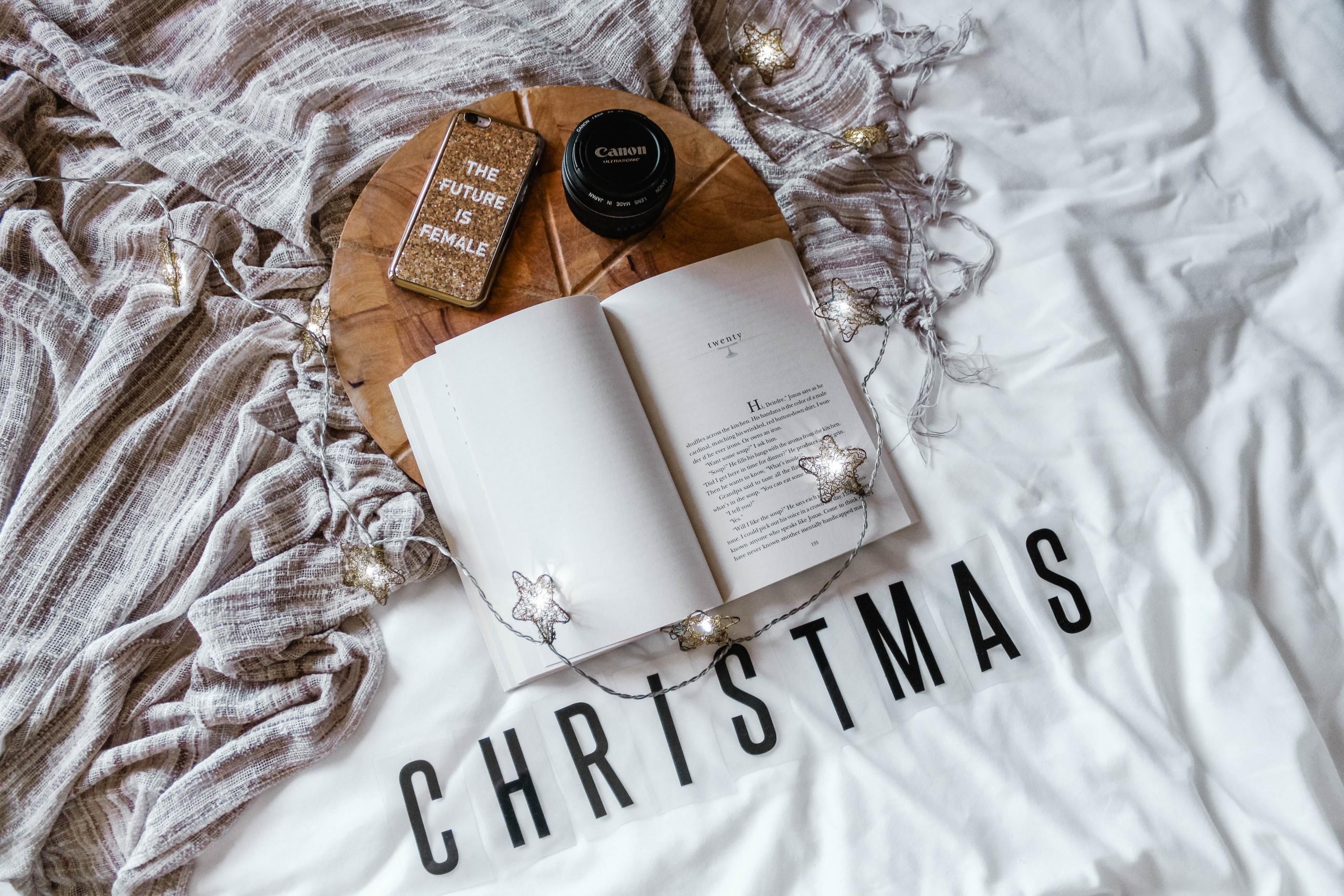 libros en inglés y navideños