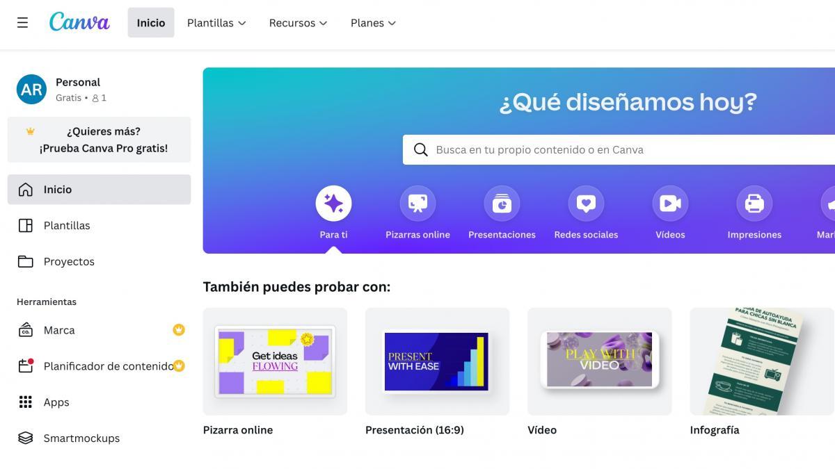 currículum Canva