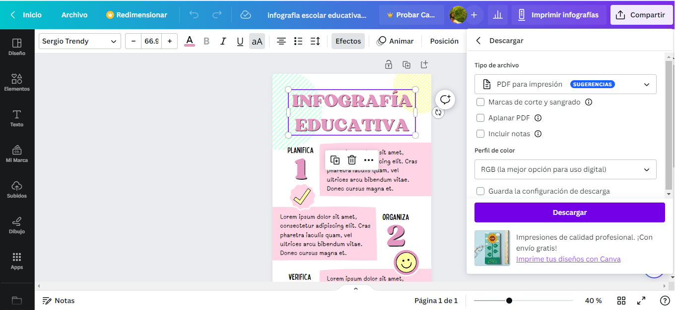diseñar en Canva