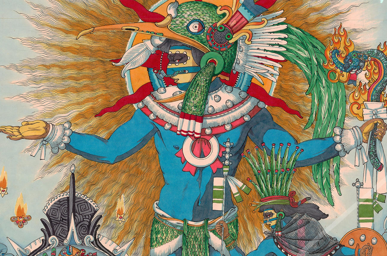 dioses del sol azteca