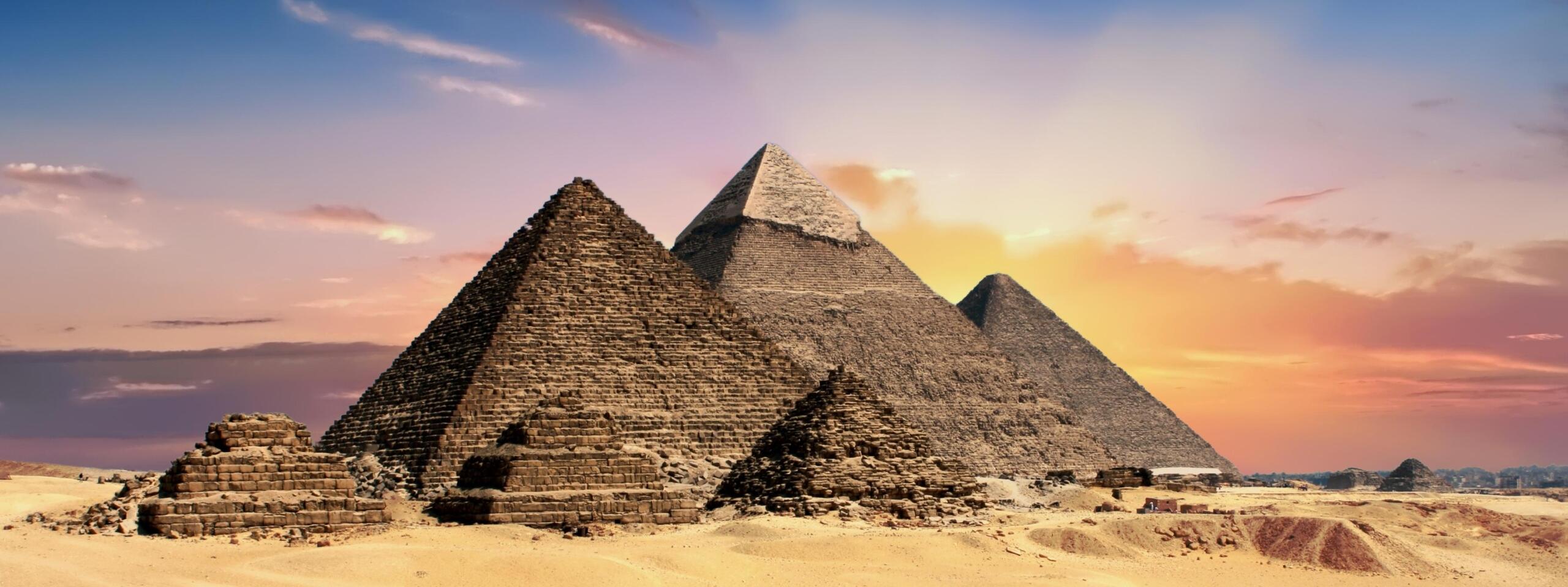 Quédate boquiabierto con las pirámides de Egipto.