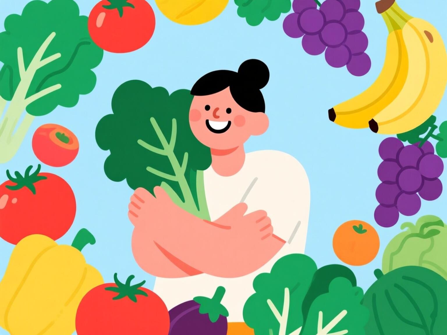 Fuel your body with the colors of nature! Fresh fruits and veggies bring energy, happiness, and balance to your every day.