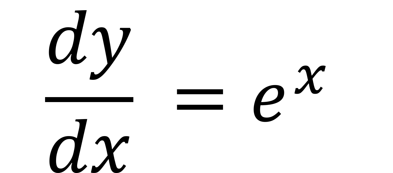 Differentiation equation