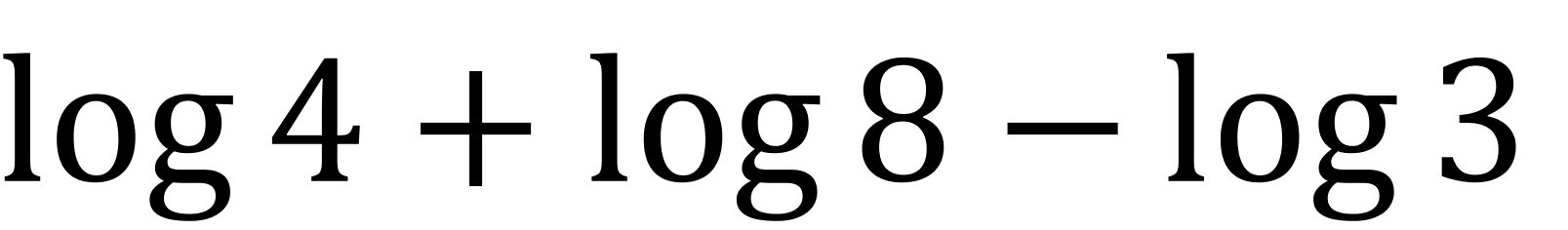 Logarithm sample question