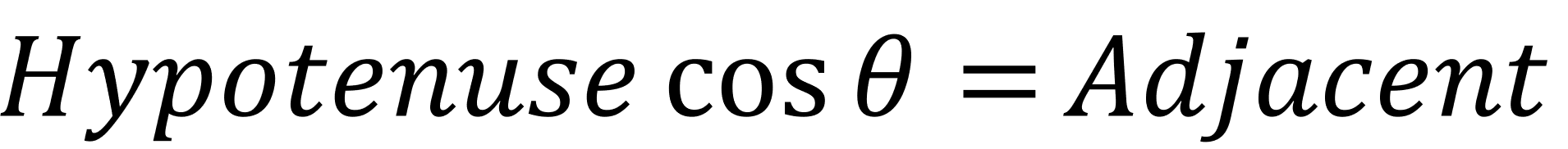 Cosine formula