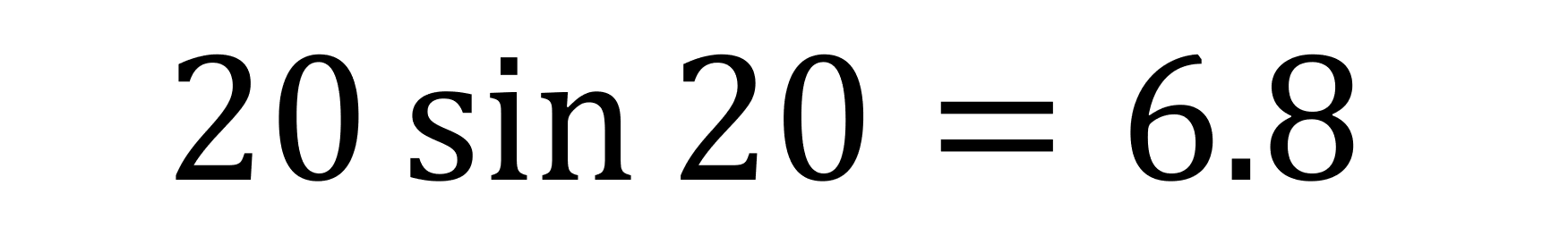 Sine sample question
