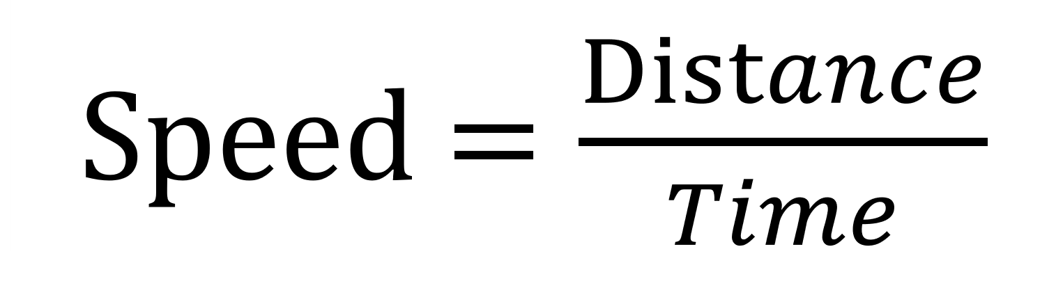 Speed formula
