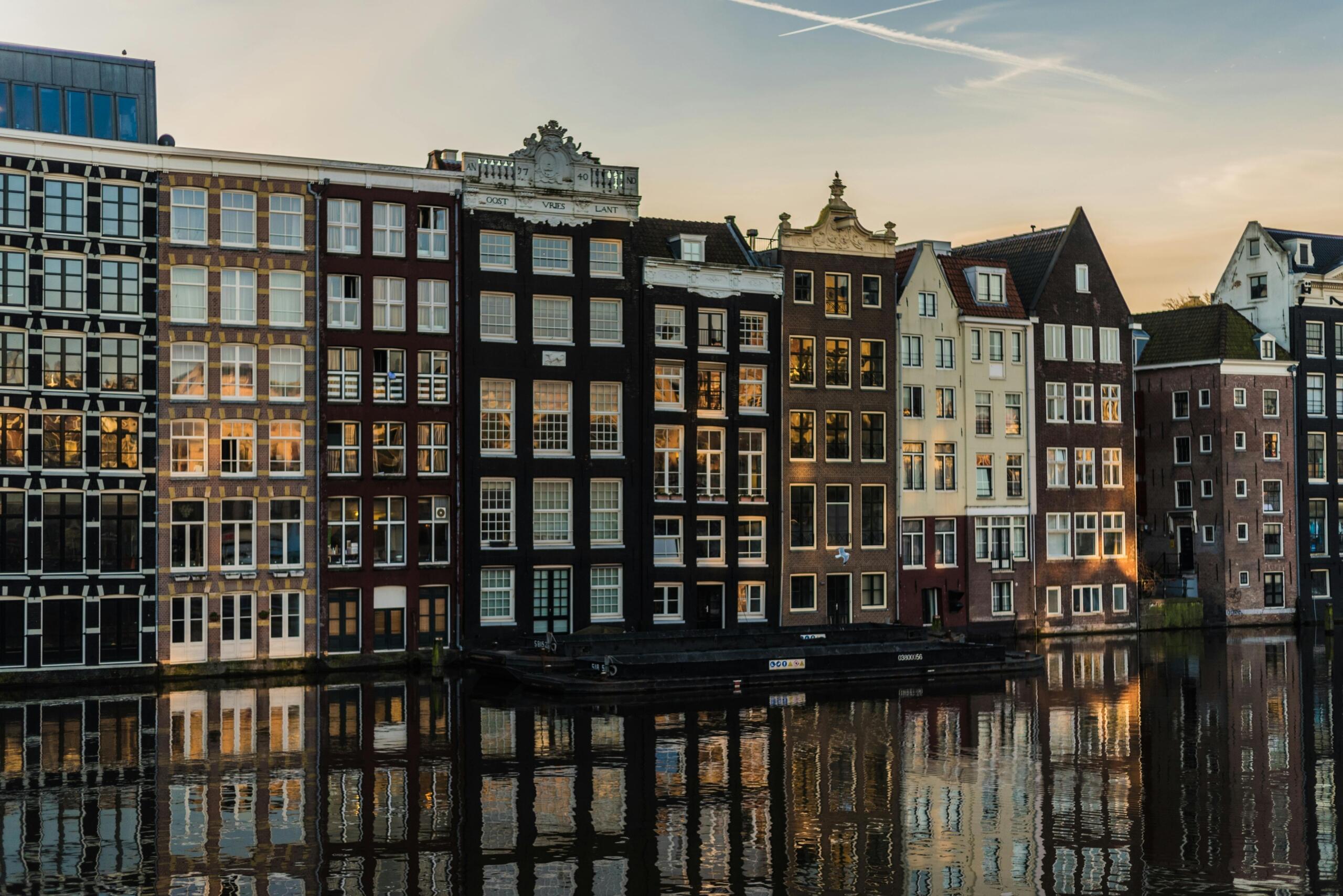 High-rise buildings in Amsterdam