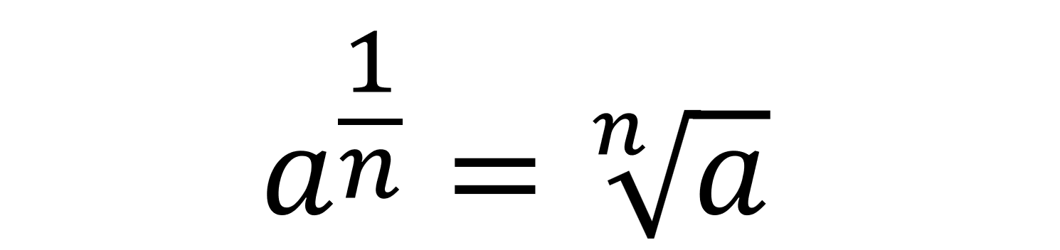 Algebra formula for radicals