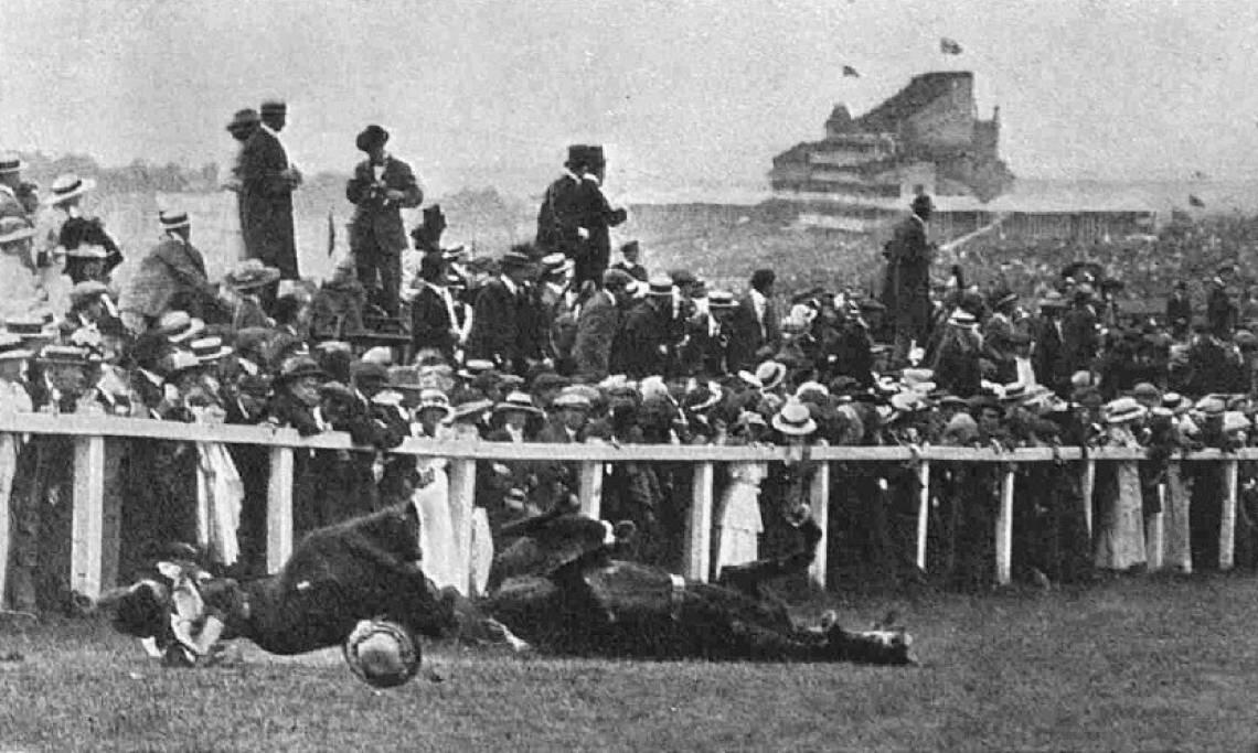 Emily Wilding Davison at the Derby