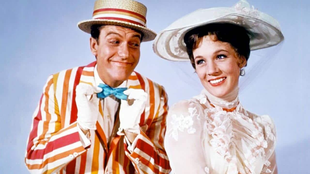 Mary Poppins and Bert