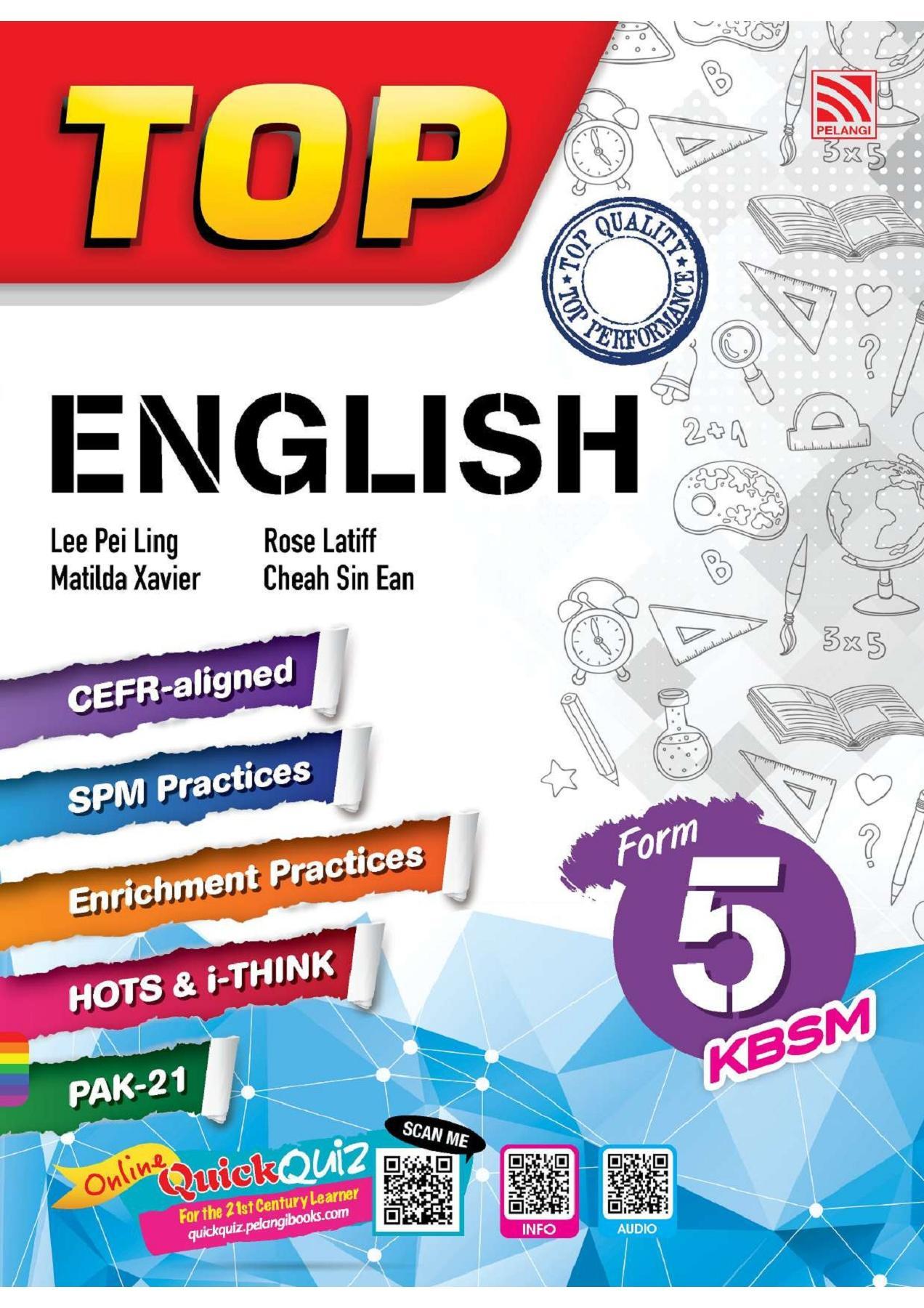 Pelangi Top SPM English Book
