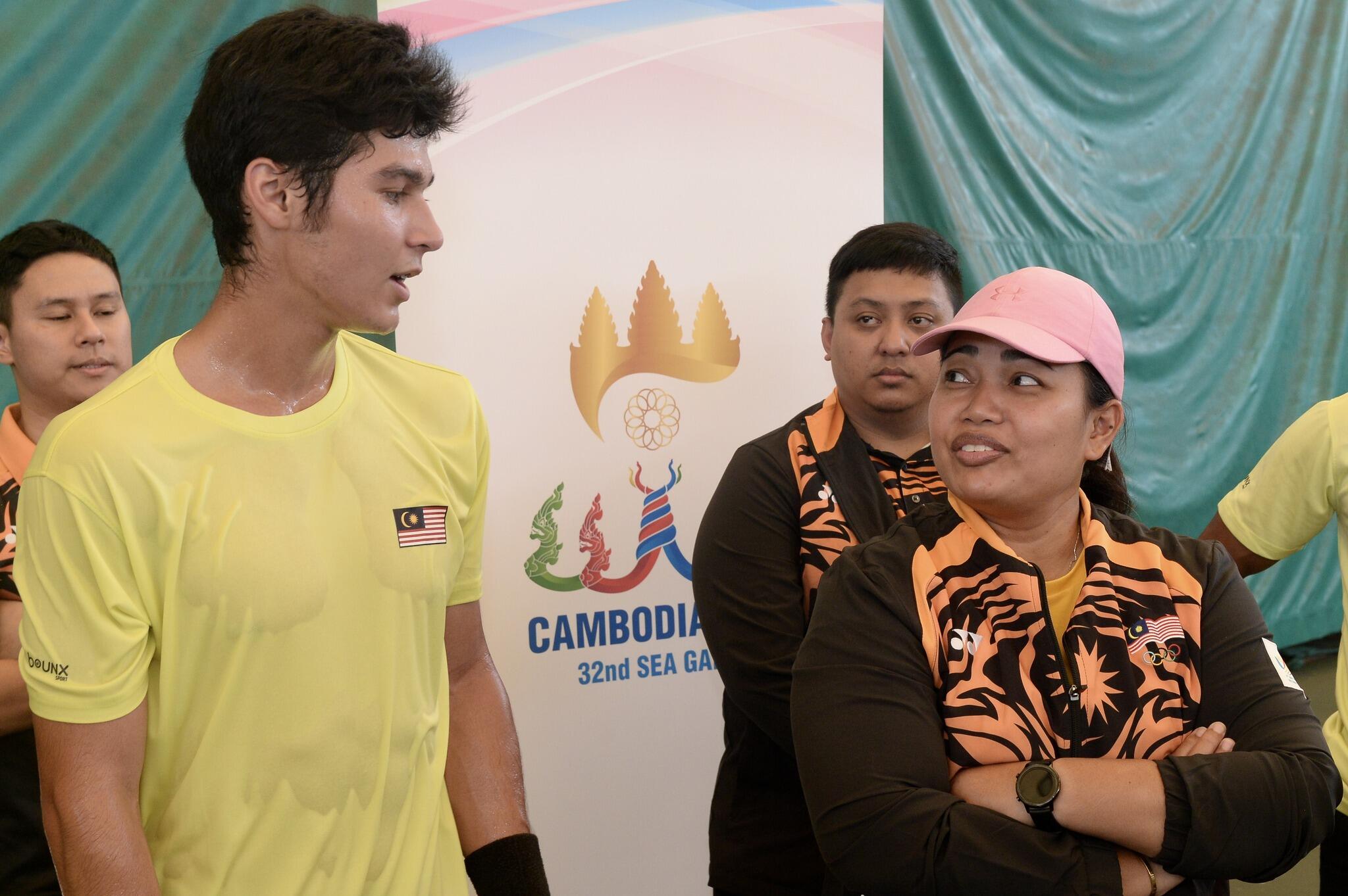 Malaysian athlete Imran Daniel Hazli in 2023.
