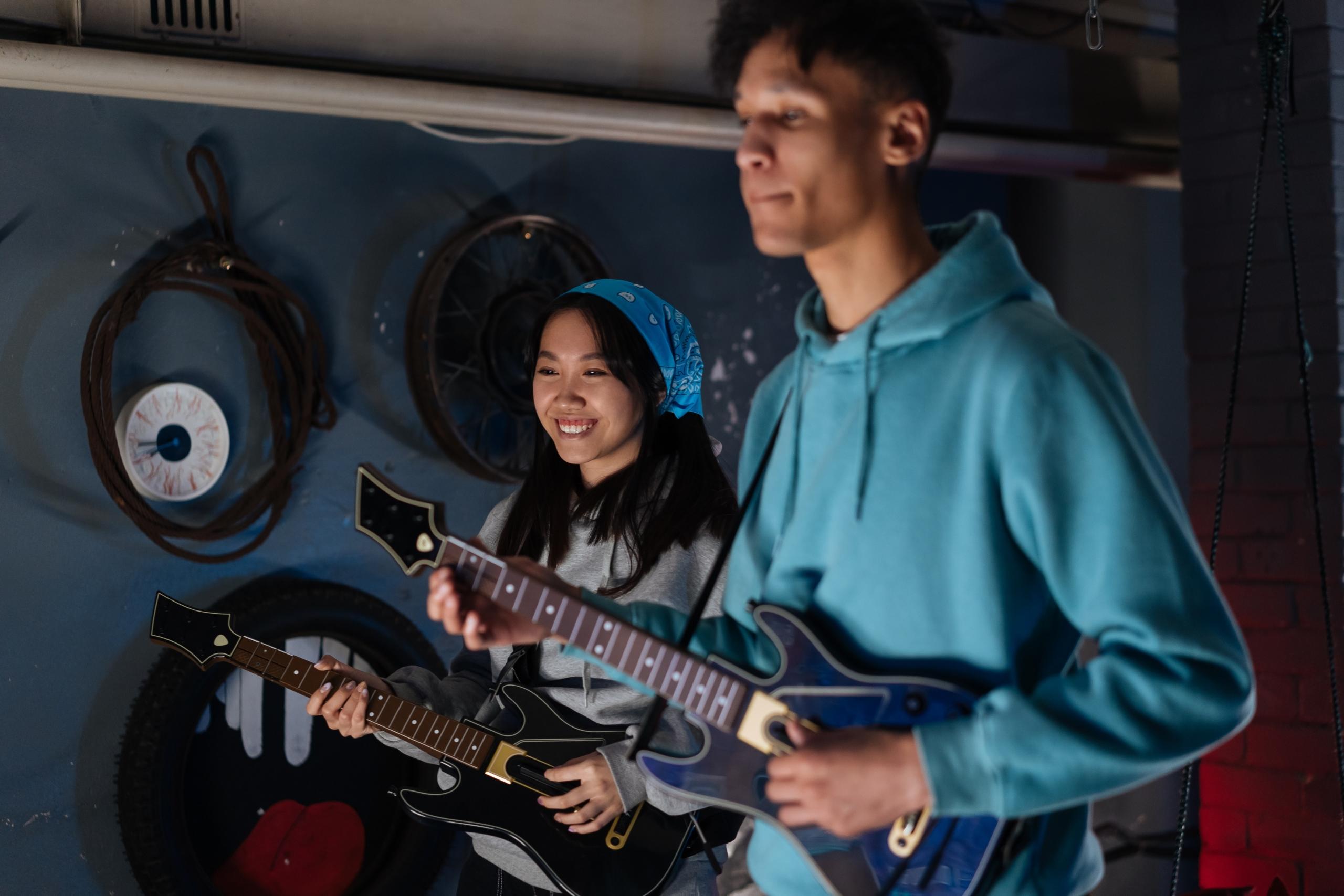 Play guitar for health