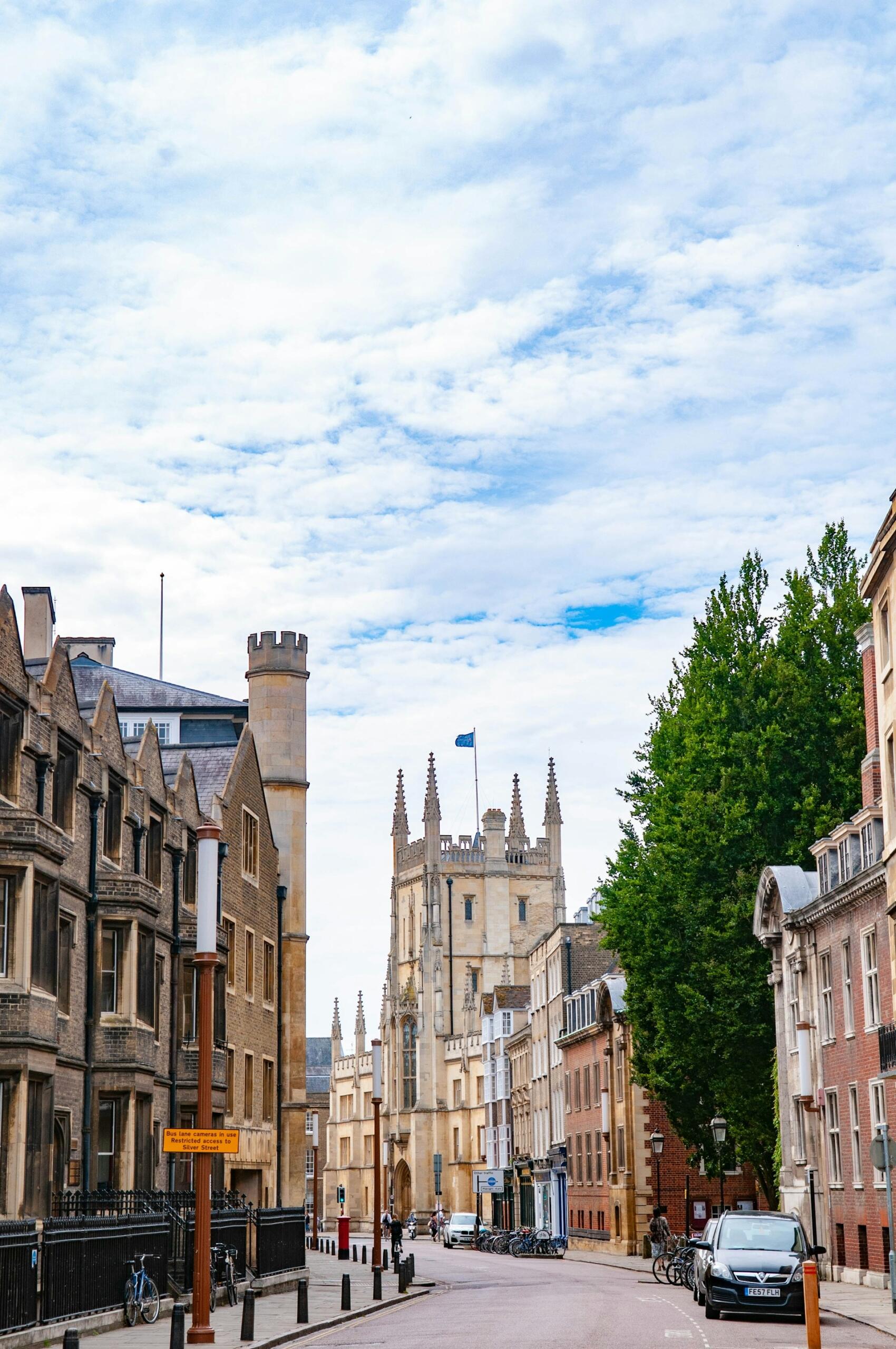 A picture of a British city