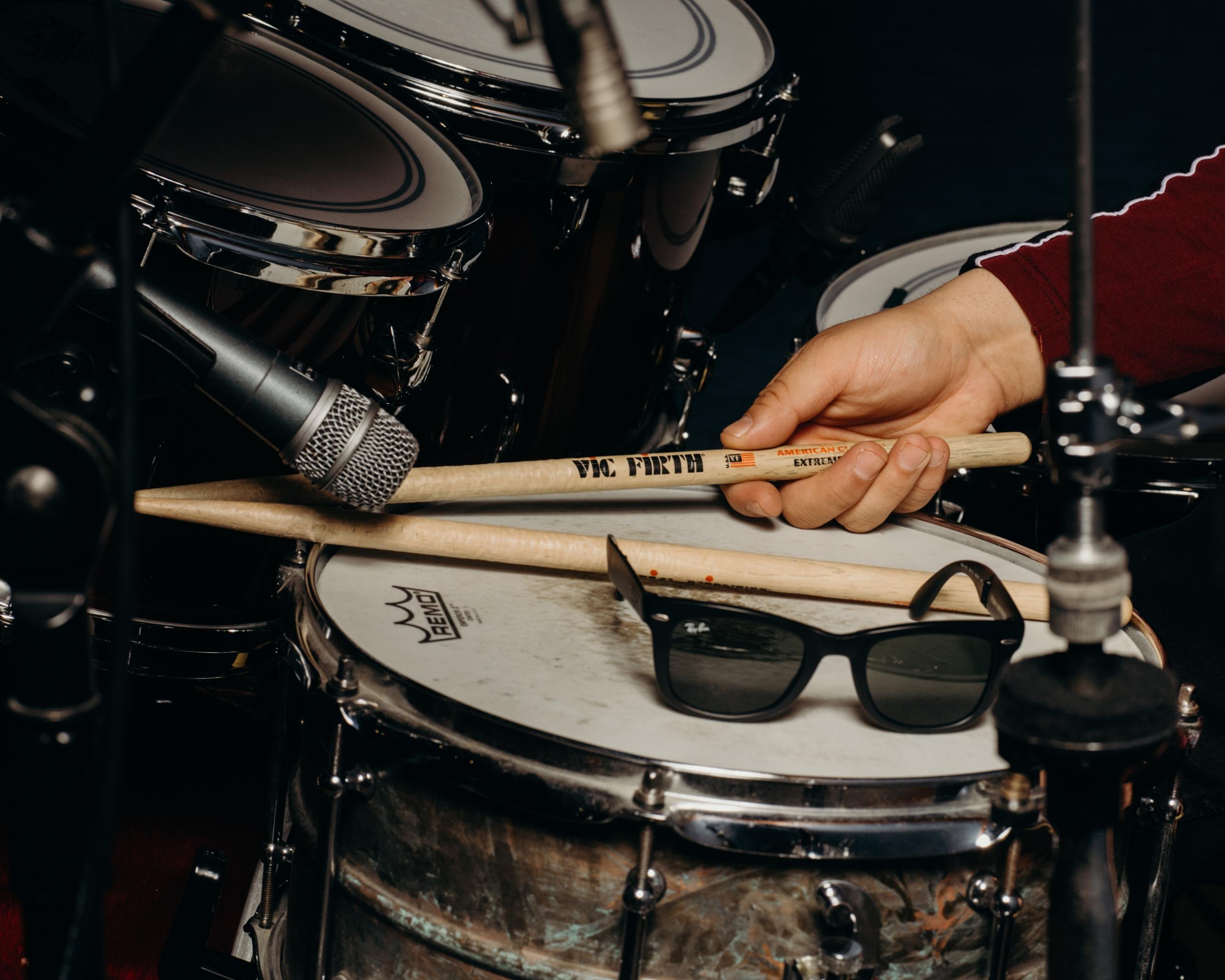 Drum lessons with great equipment