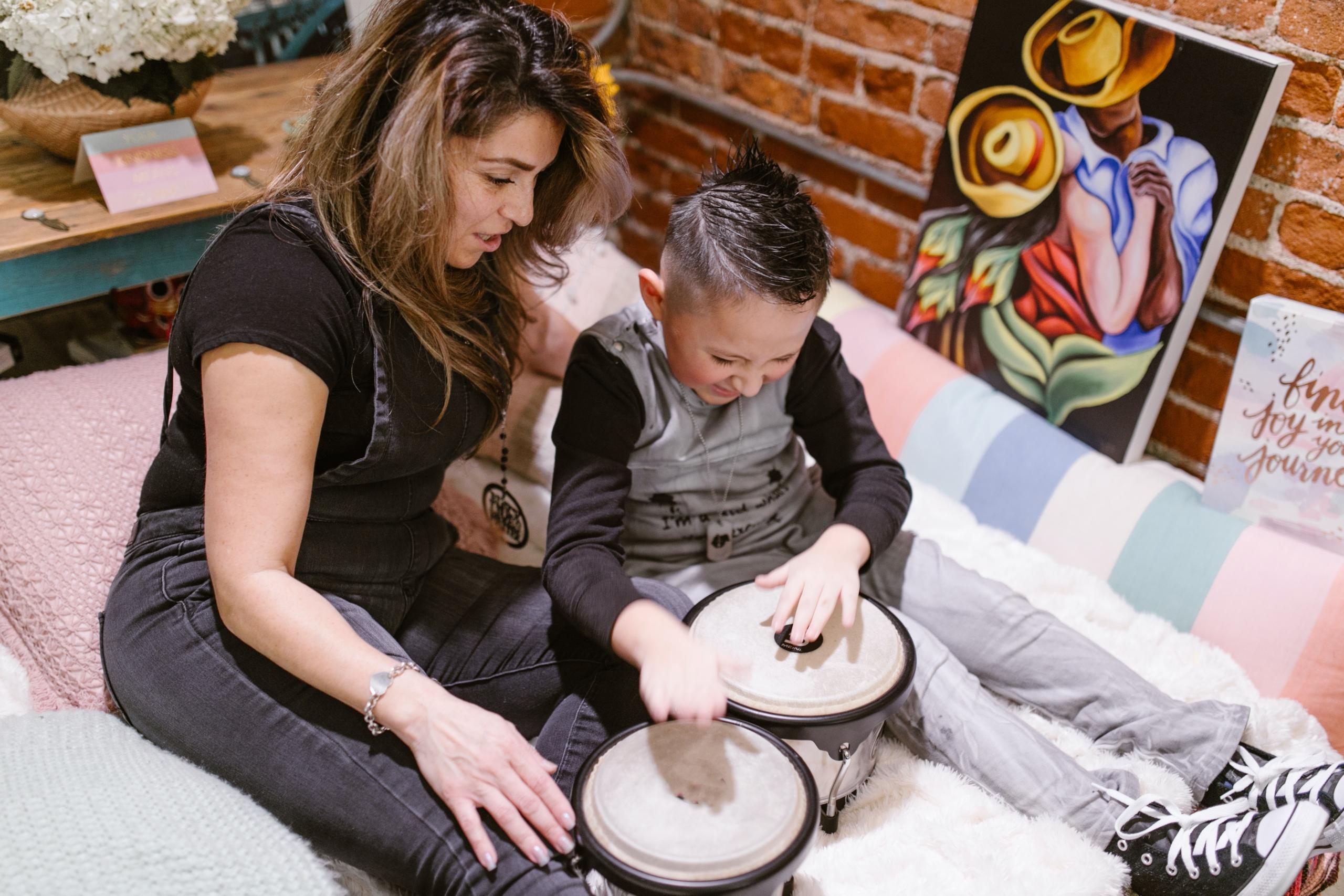 Learn to play drums young
