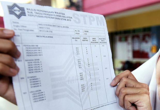 Keputusan Bahasa Melayu STPM