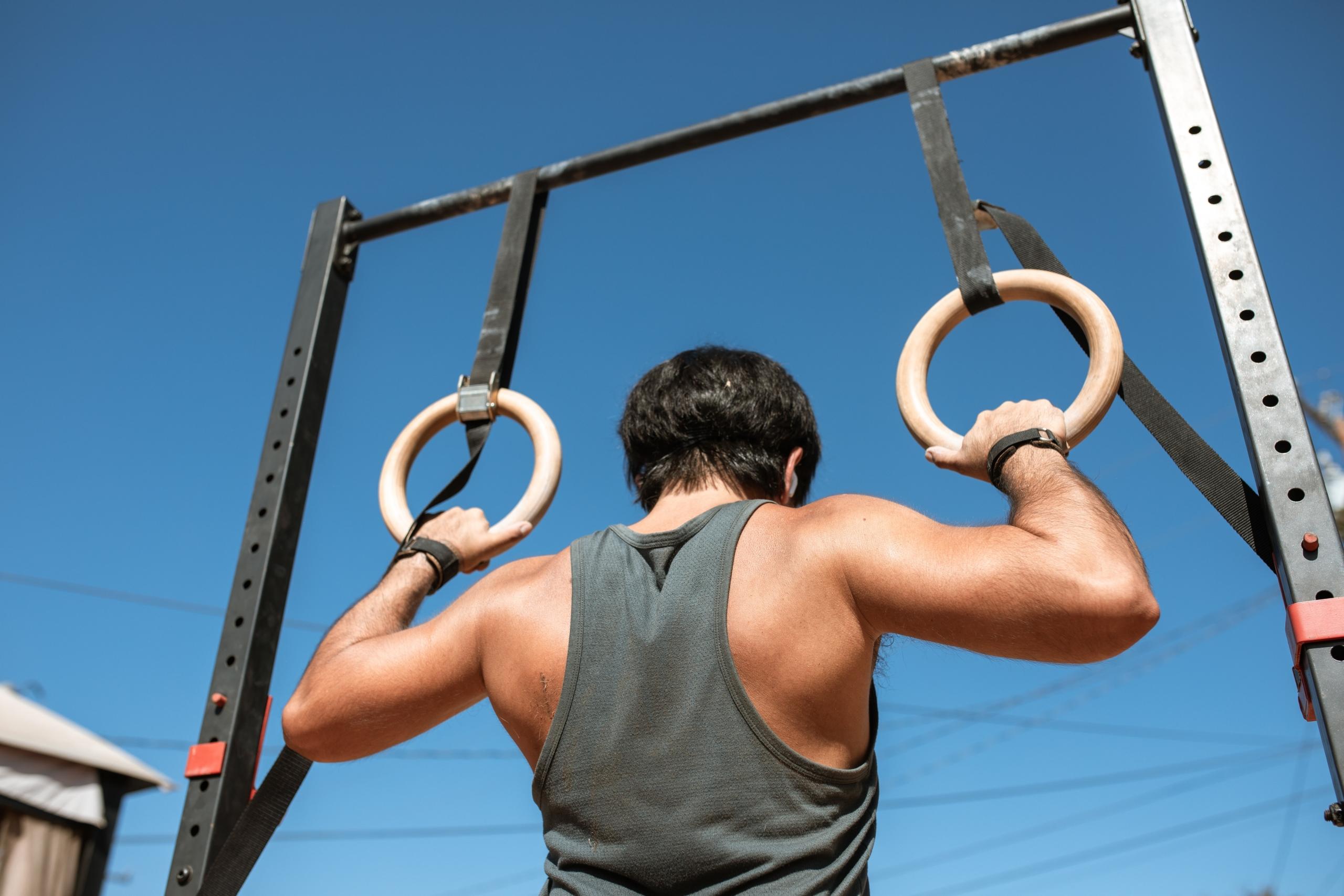 Gymnastic rings for callisthenics