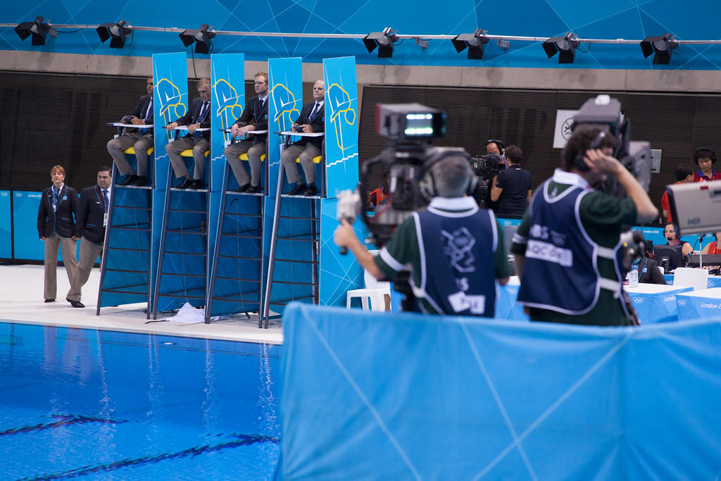 Olympic diving judges