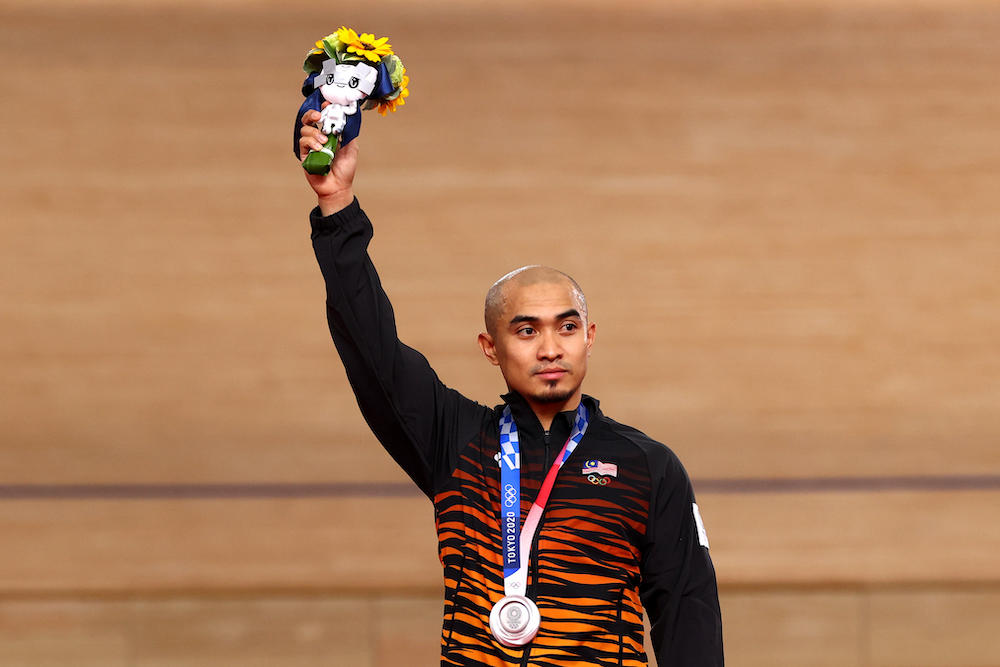 olympics cycling silver medal