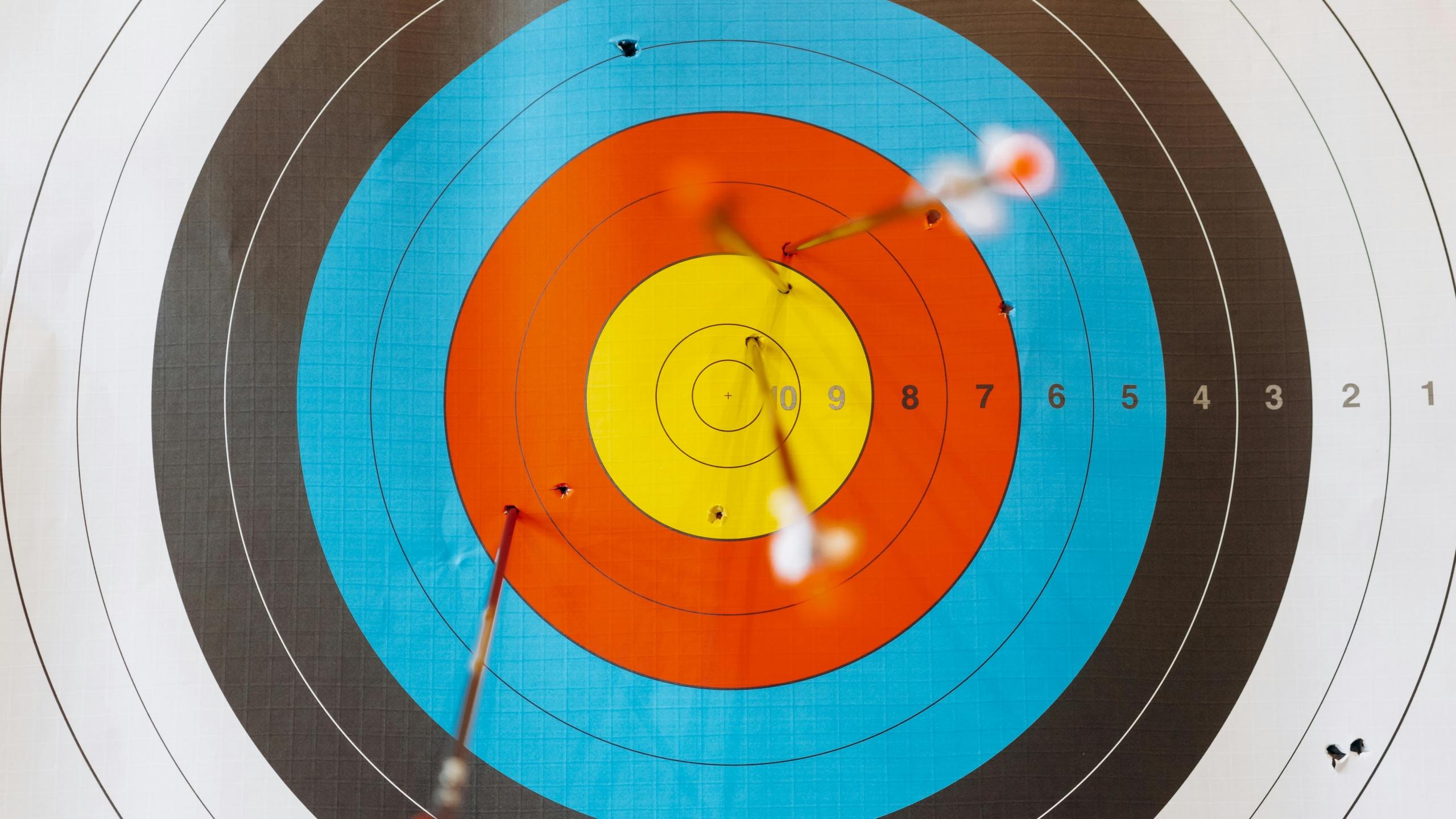 Target archery arrows