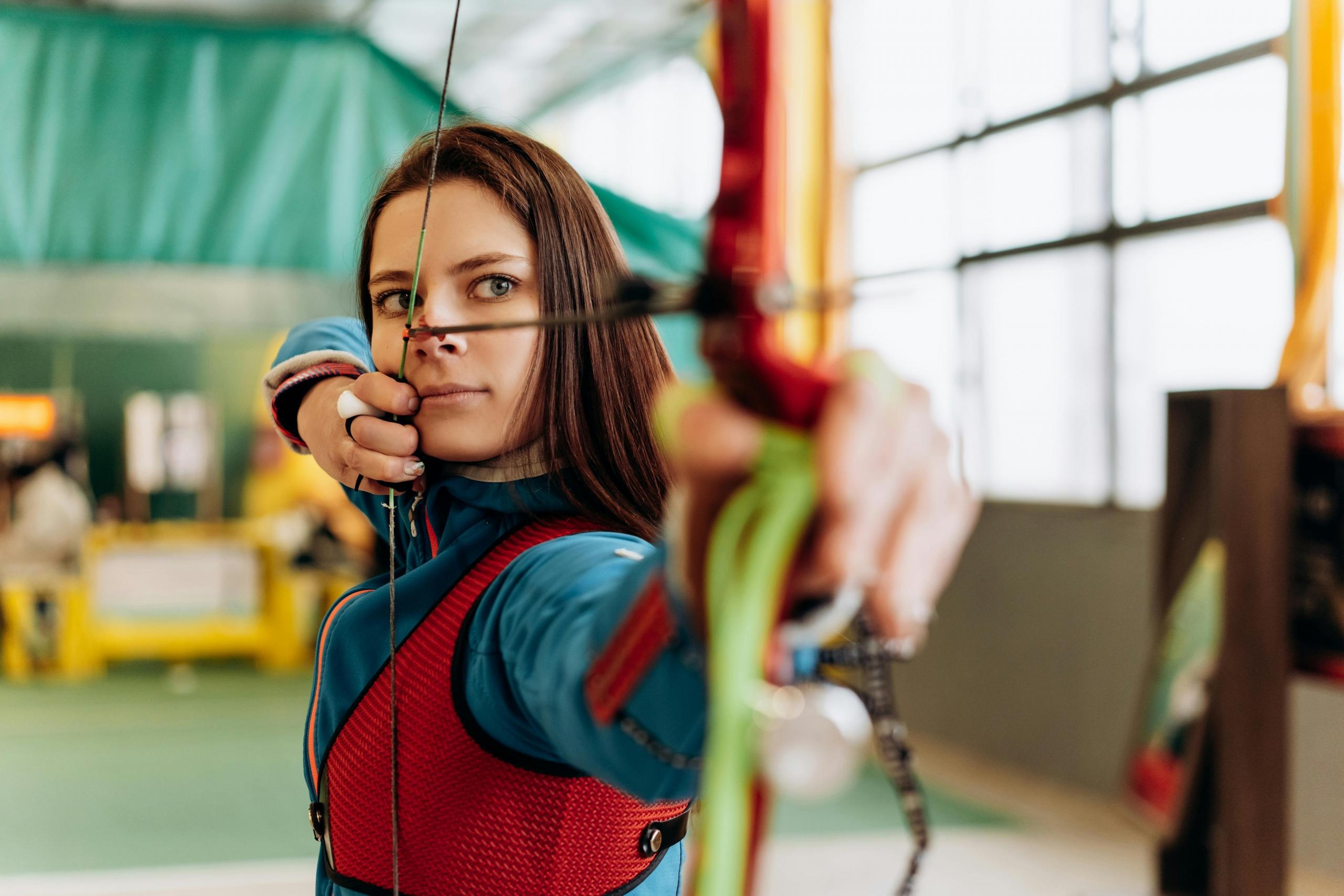 Woman with bow and arrow